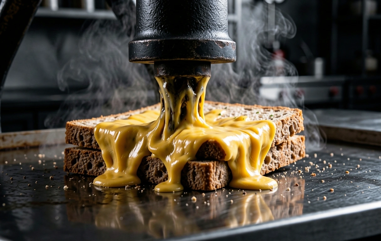 The signature pressing process at our Toronto kitchen