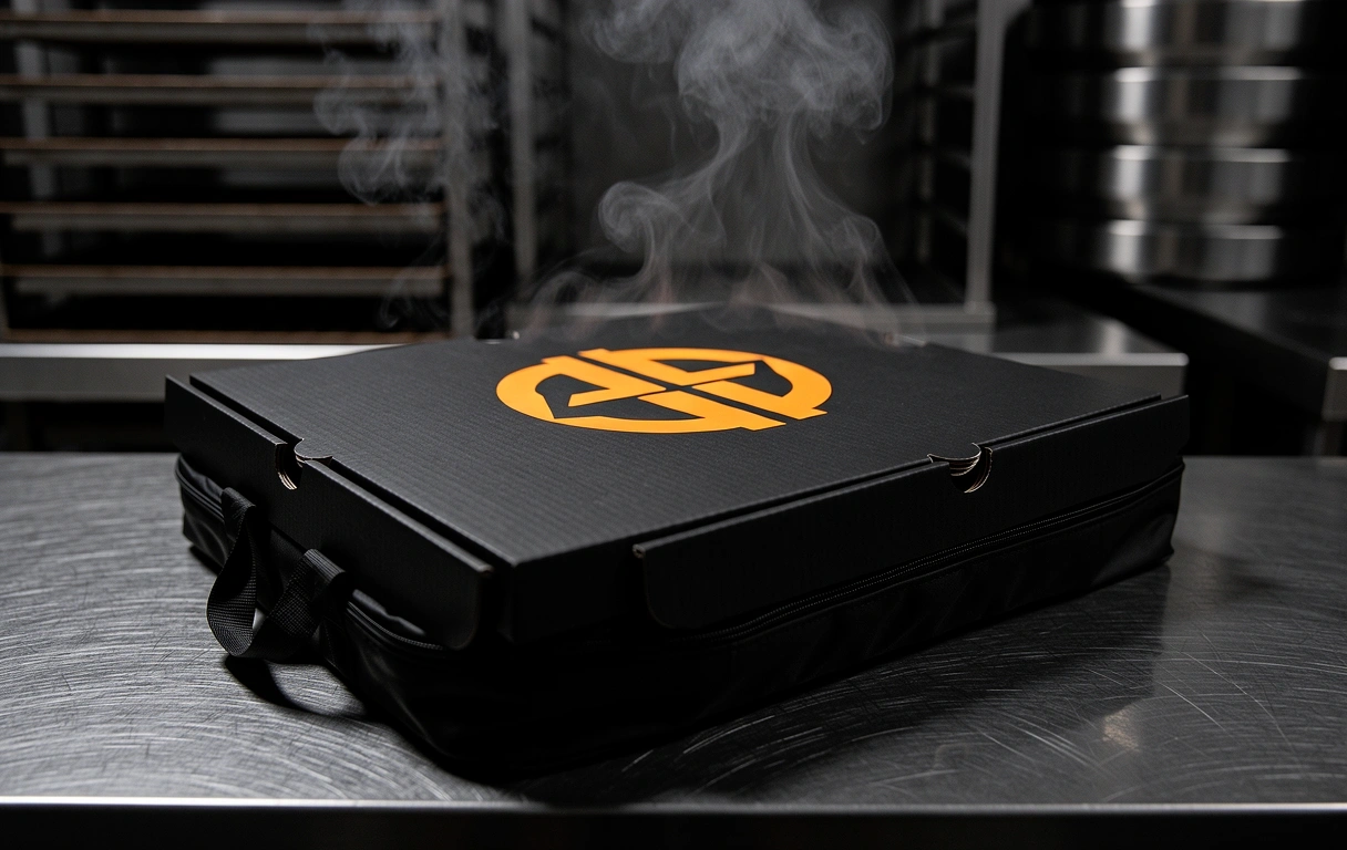Technical pizza packaging