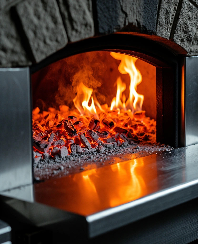 Kitchen heat and steel
